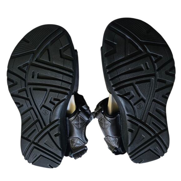 Brown Oak Men\'s Leather Sport Sandal Size 8 Gray NWT BO-MRS200-GRY main image 10